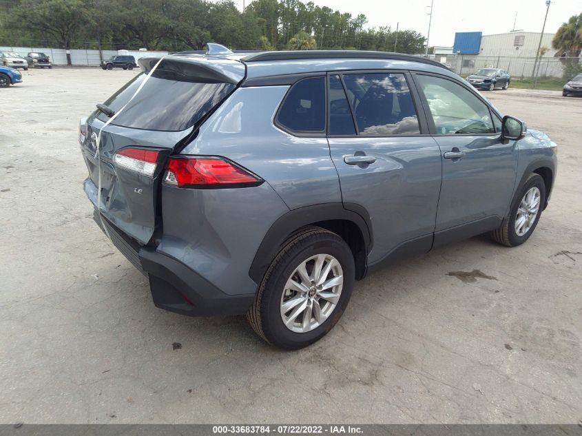 2022 TOYOTA COROLLA CROSS LE 7MUCAAAG7NV007131