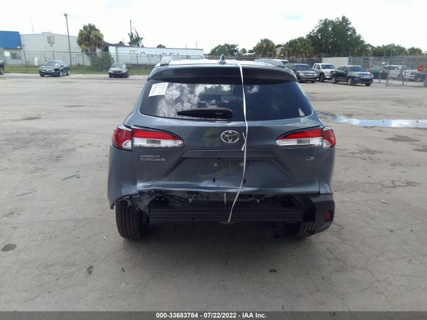 2022 TOYOTA COROLLA CROSS LE 7MUCAAAG7NV007131