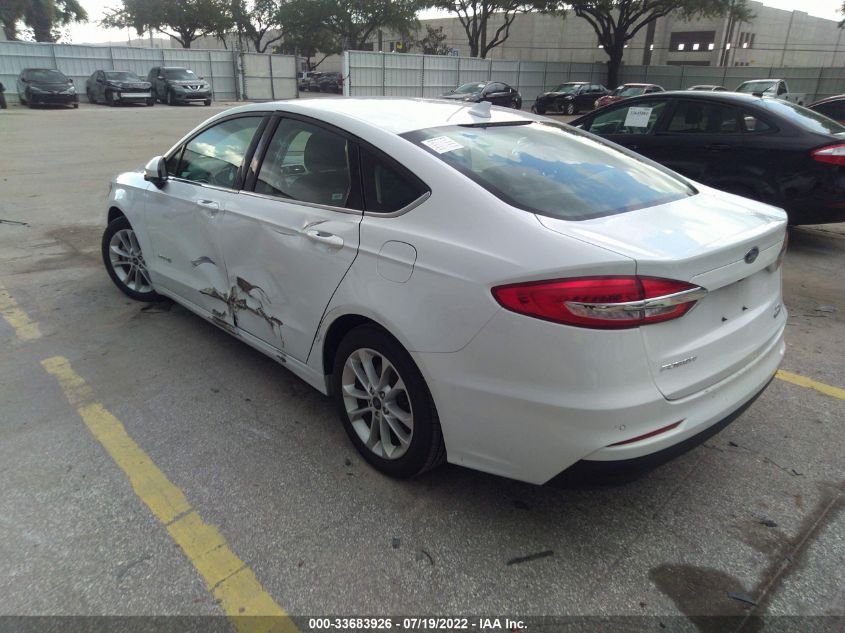 2019 FORD FUSION HYBRID SE 3FA6P0LU8KR257436