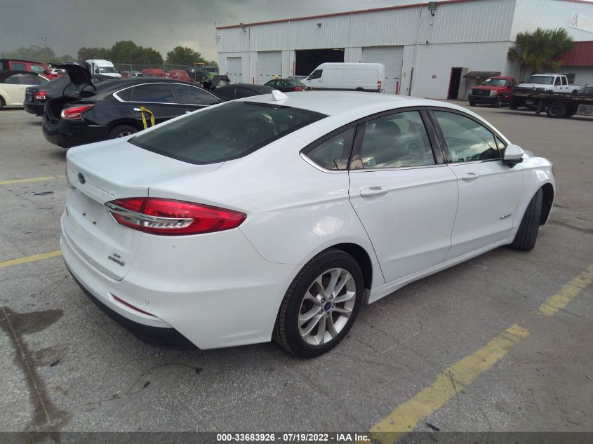 2019 FORD FUSION HYBRID SE 3FA6P0LU8KR257436