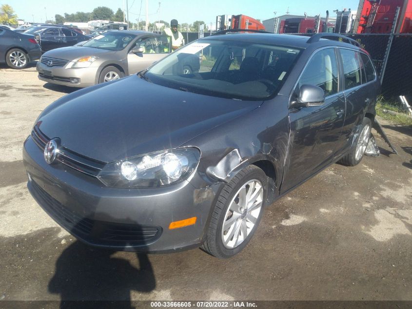 2014 VOLKSWAGEN JETTA SPORTWAGEN TDI W/SUNROOF 3VWPL7AJ8EM607786