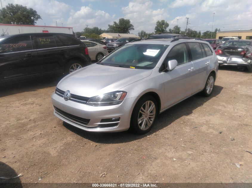 2015 VOLKSWAGEN GOLF SPORTWAGEN TDI SE 3VWCA7AU3FM506896