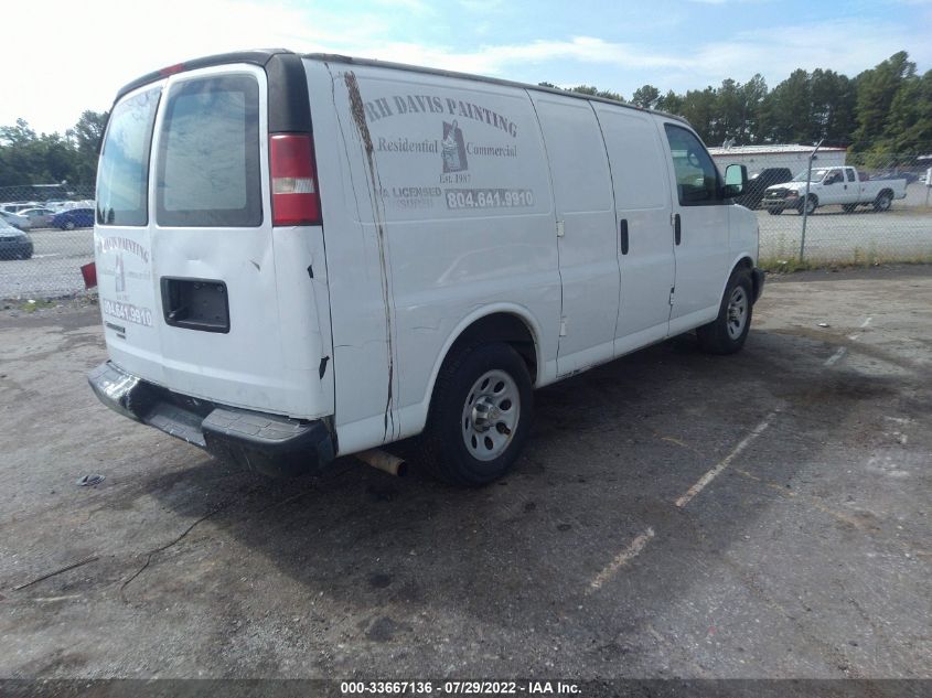 2014 CHEVROLET EXPRESS CARGO VAN 1GCSGAFX4E1109724