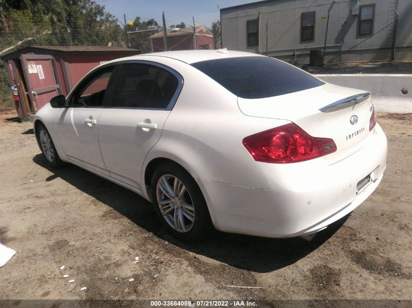 2013 INFINITI G37 SEDAN JOURNEY JN1CV6AP6DM725343