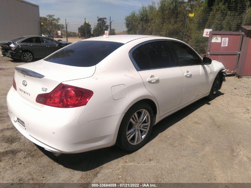 2013 INFINITI G37 SEDAN JOURNEY JN1CV6AP6DM725343