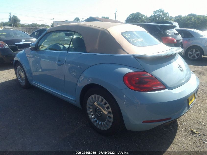 2015 VOLKSWAGEN BEETLE CONVERTIBLE 1.8T 3VW507AT7FM812681