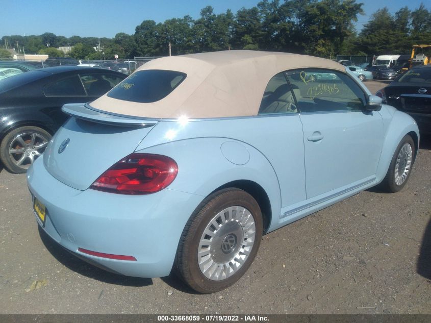 2015 VOLKSWAGEN BEETLE CONVERTIBLE 1.8T 3VW507AT7FM812681