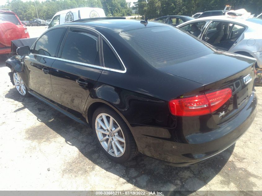 2014 AUDI A4 PREMIUM PLUS WAUEFAFL8EN039910