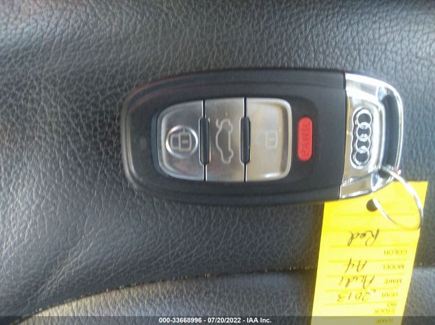2013 AUDI A4 PREMIUM PLUS WAUFFAFL0DN044425