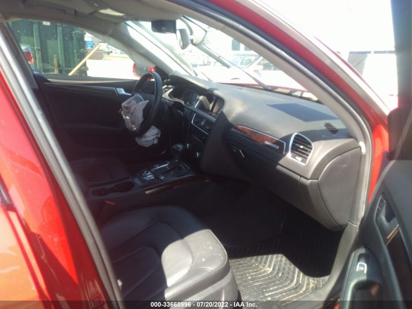 2013 AUDI A4 PREMIUM PLUS WAUFFAFL0DN044425
