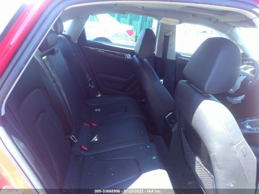 2013 AUDI A4 PREMIUM PLUS WAUFFAFL0DN044425