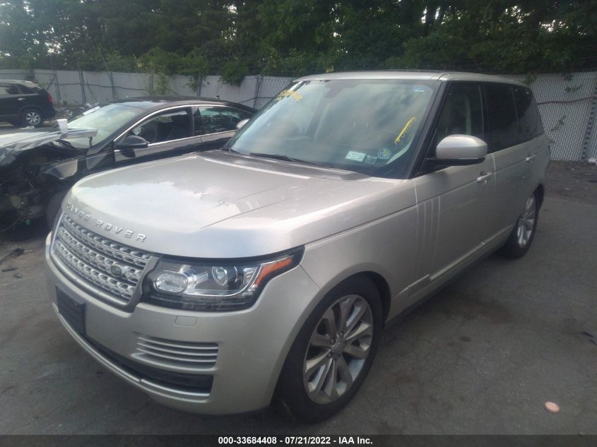 2015 LAND ROVER RANGE ROVER HSE SALGS2VFXFA242632