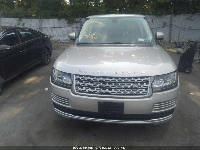 2015 LAND ROVER RANGE ROVER HSE SALGS2VFXFA242632