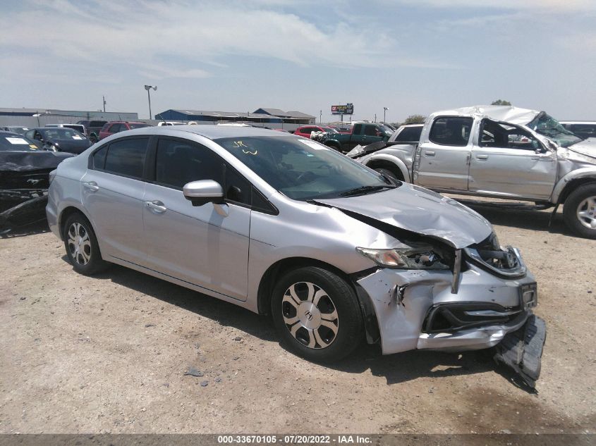 2015 HONDA CIVIC SEDAN NATURAL GAS 19XFB5F58FE000459