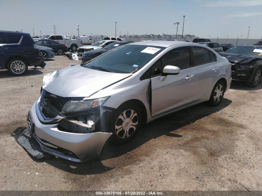 2015 HONDA CIVIC SEDAN NATURAL GAS 19XFB5F58FE000459