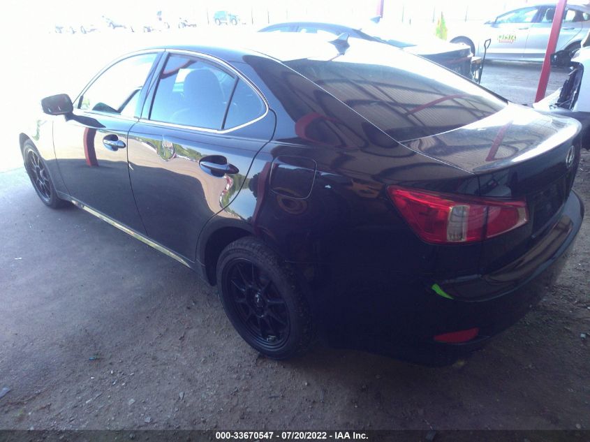 2013 LEXUS IS 250 JTHCF5C29D5062154