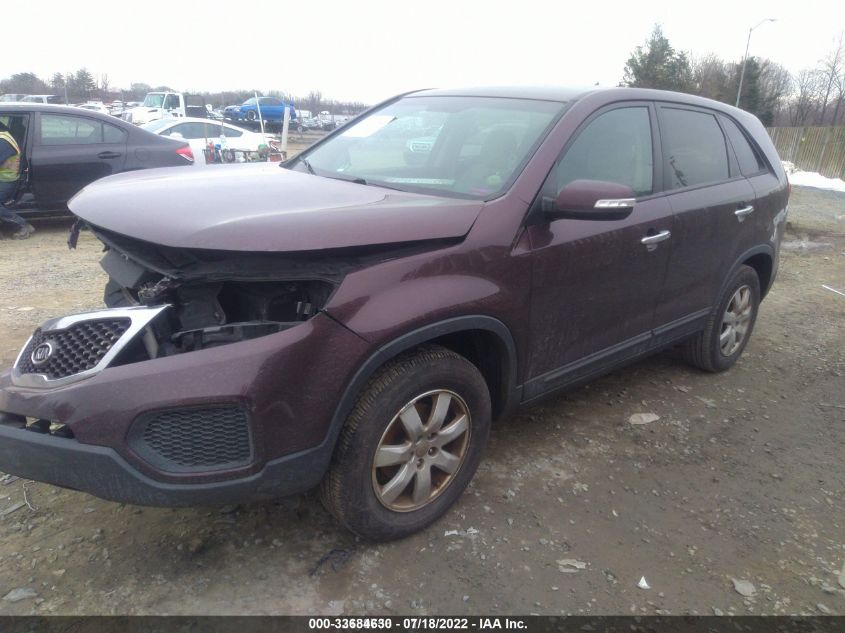 2013 KIA SORENTO LX 5XYKT3A1XDG376133