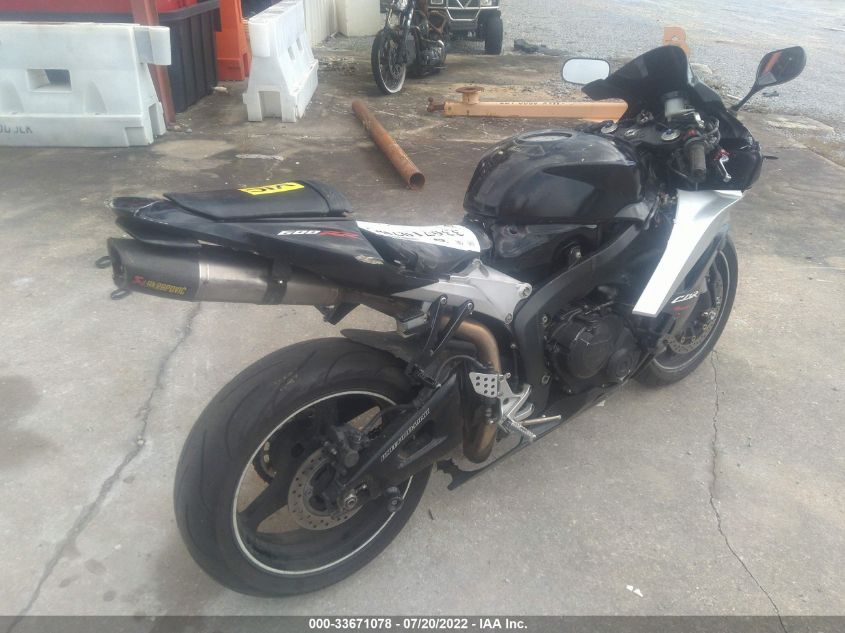 2008 HONDA CBR600 RR JH2PC40048M102121