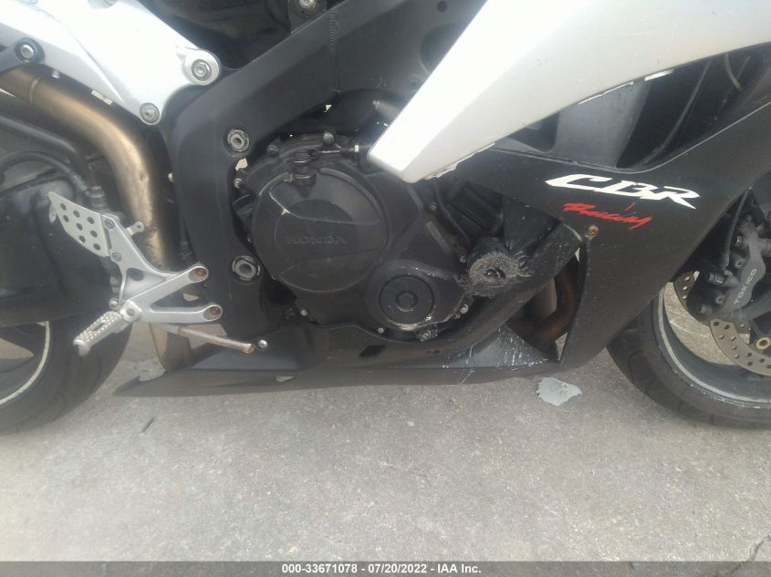 2008 HONDA CBR600 RR JH2PC40048M102121