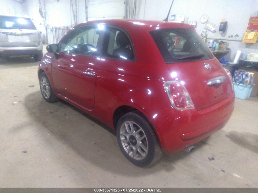 2013 FIAT 500 POP 3C3CFFAR7DT514372