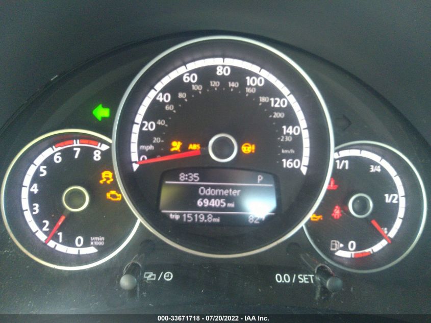 2015 VOLKSWAGEN BEETLE COUPE 1.8T 3VWF17AT1FM647051