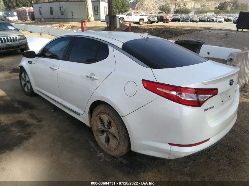 2013 KIA OPTIMA HYBRID LX KNAGM4AD4D5039059