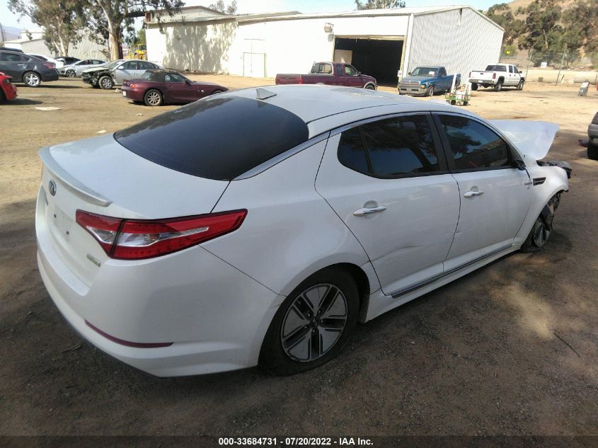 2013 KIA OPTIMA HYBRID LX KNAGM4AD4D5039059
