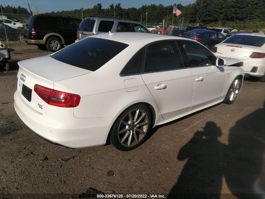2015 AUDI A4 PREMIUM PLUS WAUFFAFL0FN018247