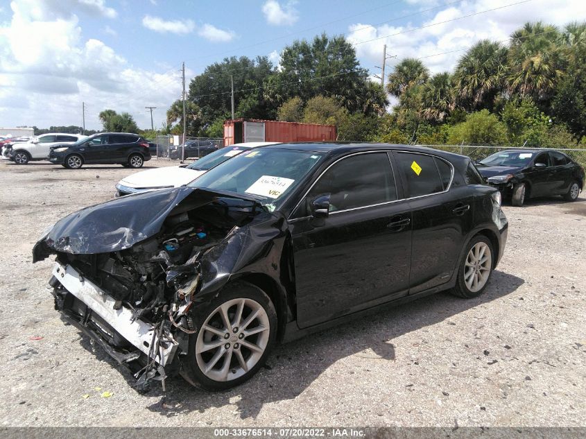 2013 LEXUS CT 200H HYBRID JTHKD5BH6D2169350