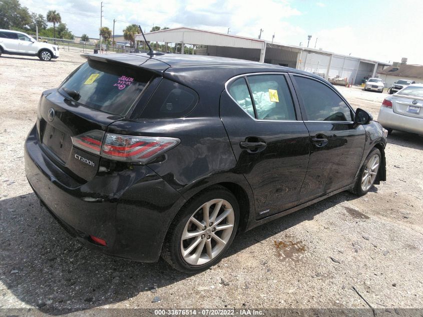2013 LEXUS CT 200H HYBRID JTHKD5BH6D2169350