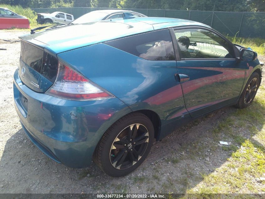 2014 HONDA CR-Z EX JHMZF1D67ES002753
