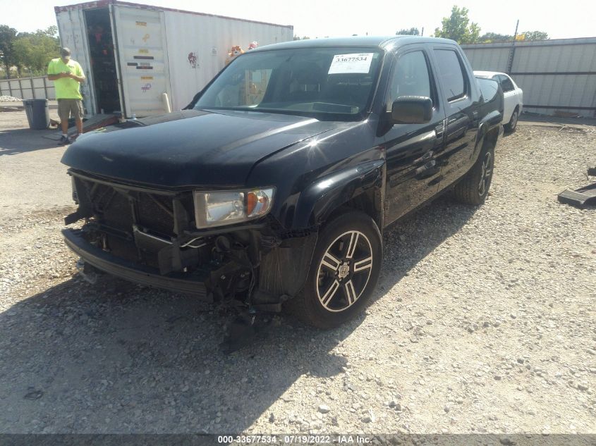 2013 HONDA RIDGELINE SPORT 5FPYK1F73DB015730