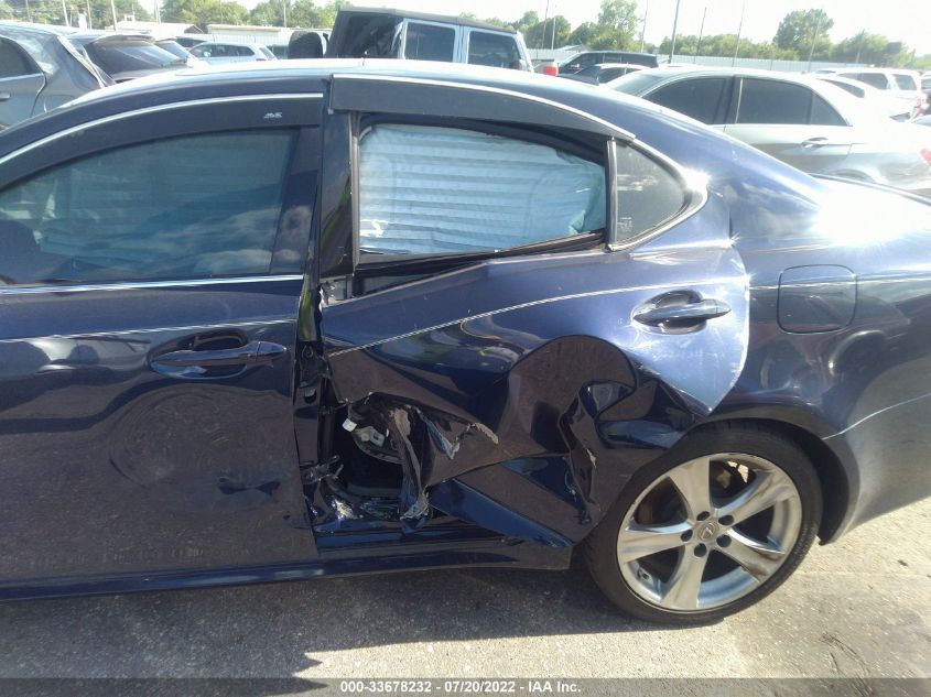 2013 LEXUS IS 250 250 JTHBF5C21D5187628