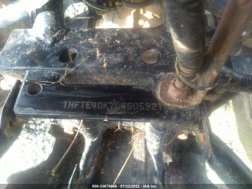 2020 HONDA TRX420 FM 1HFTE40K7L4605921