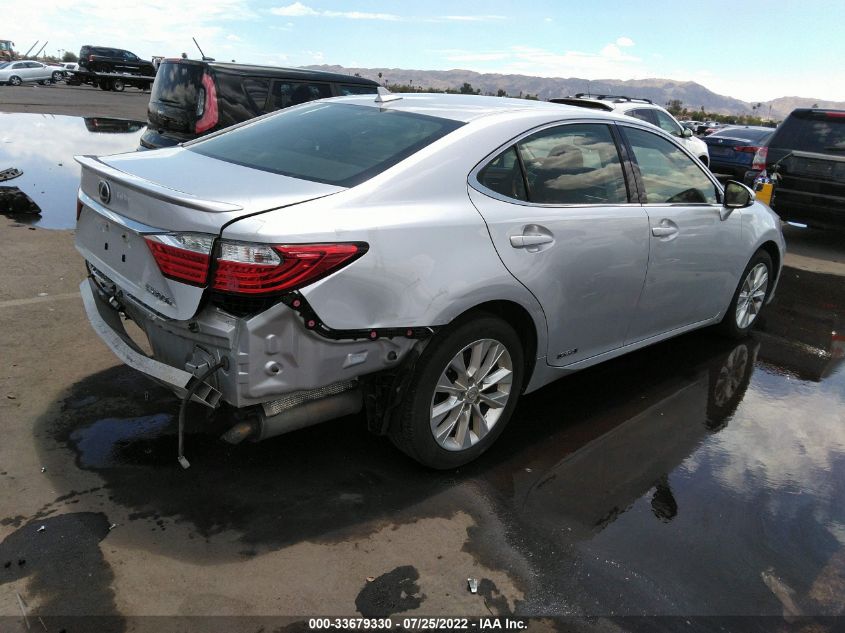 2013 LEXUS ES 300H HYBRID JTHBW1GG0D2030978