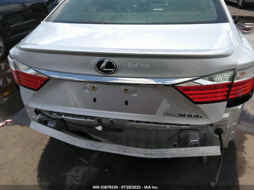 2013 LEXUS ES 300H HYBRID JTHBW1GG0D2030978
