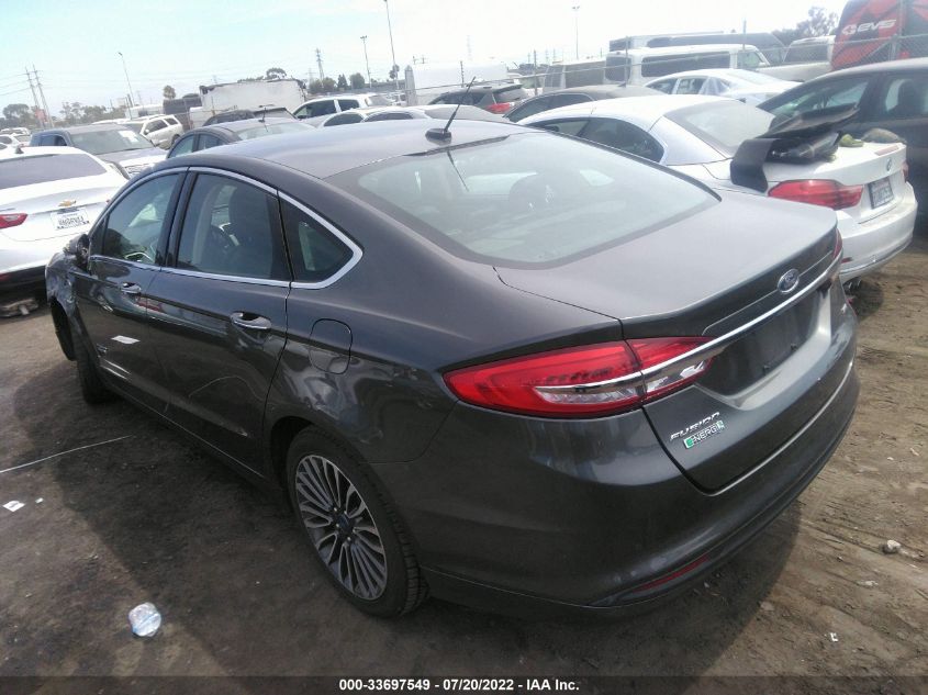 2017 FORD FUSION ENERGI SE 3FA6P0PU4HR283275