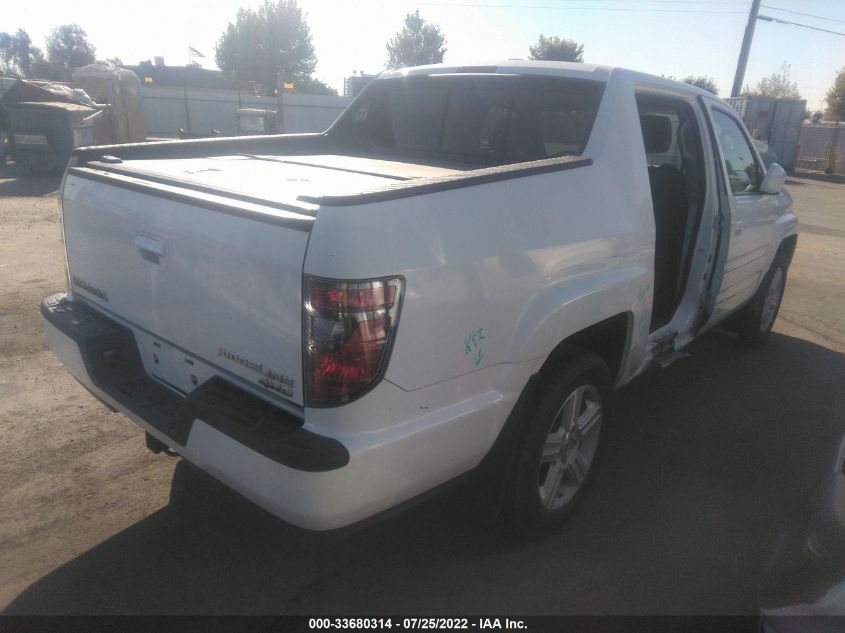 2013 HONDA RIDGELINE RTL 5FPYK1F55DB014903