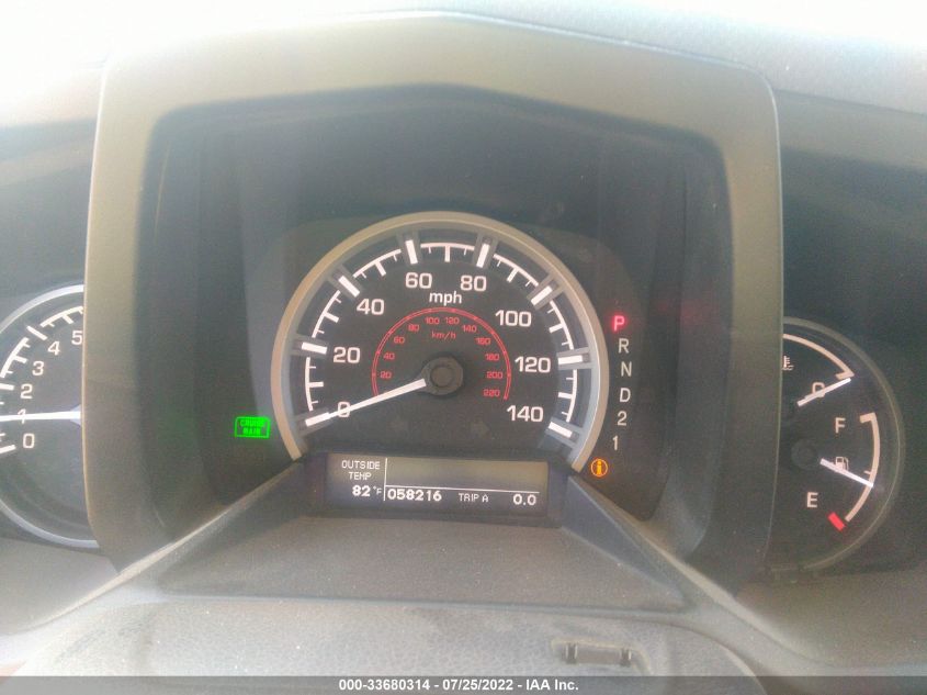 2013 HONDA RIDGELINE RTL 5FPYK1F55DB014903