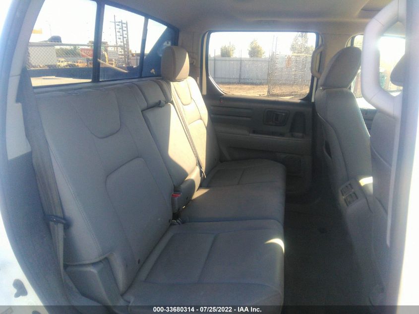 2013 HONDA RIDGELINE RTL 5FPYK1F55DB014903