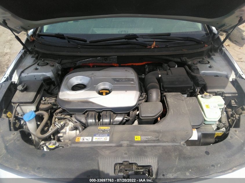 2017 HYUNDAI SONATA HYBRID LIMITED KMHE34L35HA076017