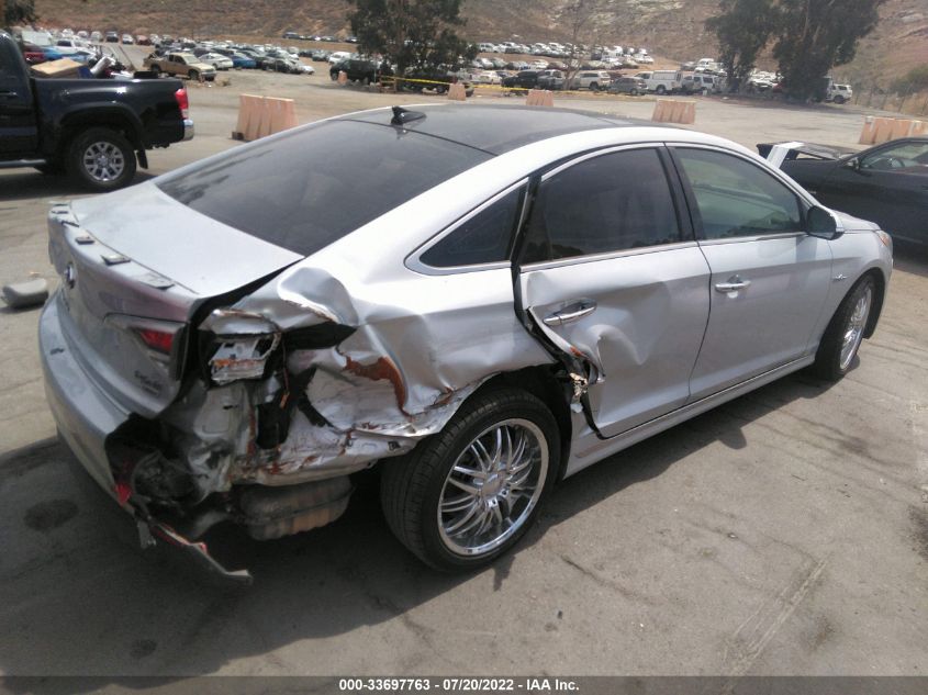 2017 HYUNDAI SONATA HYBRID LIMITED KMHE34L35HA076017