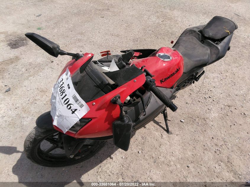 2012 KAWASAKI EX250 J JKAEXMJ13CDAB0771
