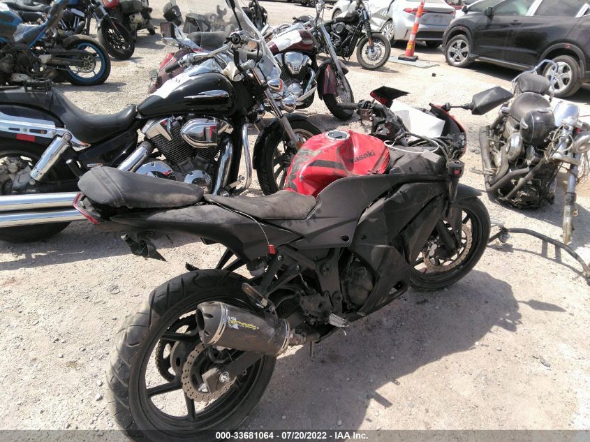 2012 KAWASAKI EX250 J JKAEXMJ13CDAB0771
