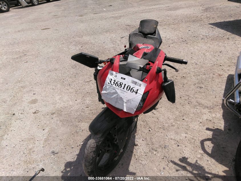 2012 KAWASAKI EX250 J JKAEXMJ13CDAB0771