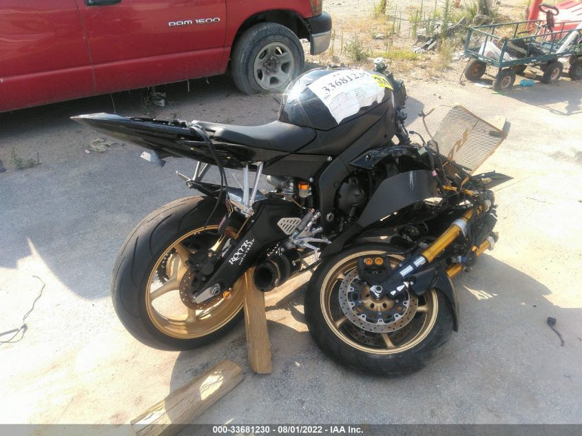 2009 YAMAHA YZFR6 JYARJ16E29A014708