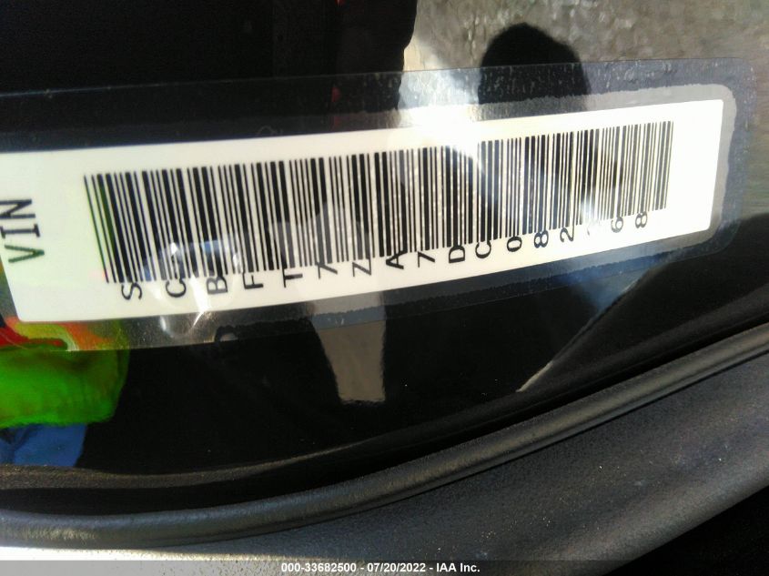 2013 BENTLEY CONTINENTAL GT V8 SCBFT7ZA7DC082368
