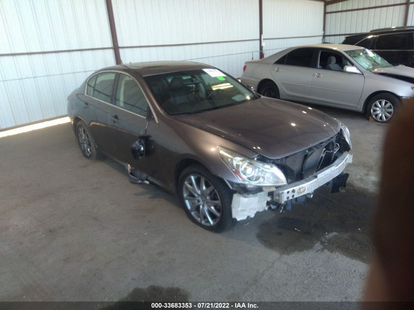2013 INFINITI G37X - JN1CV6AR3DM757300