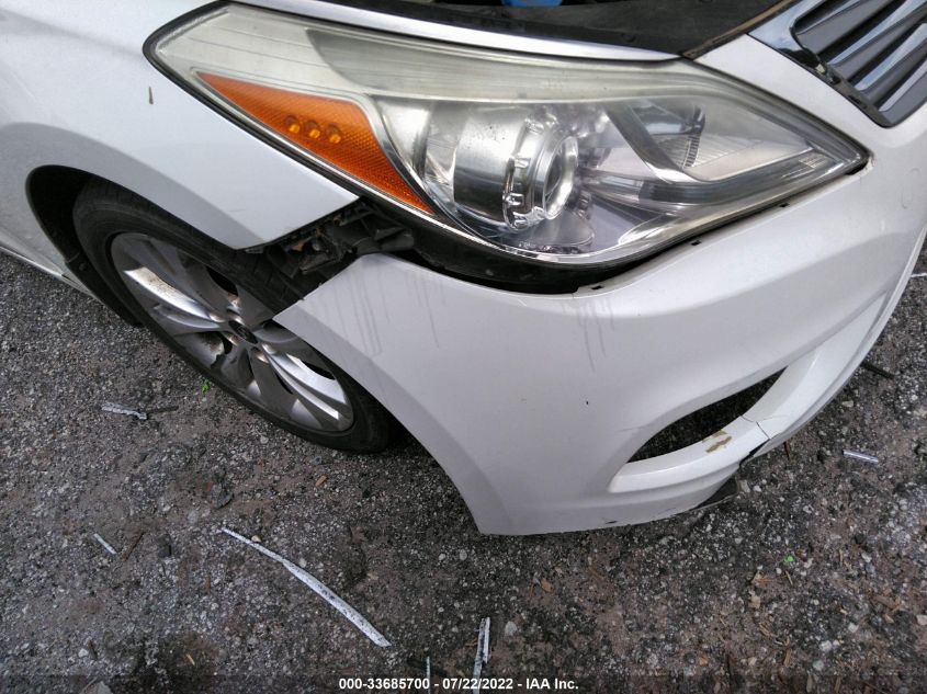 2013 HYUNDAI AZERA KMHFG4JG0DA249208