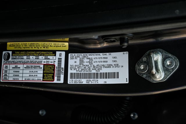 2015 TOYOTA TUNDRA 4WD TRUCK LTD 5TFHW5F12FX441563